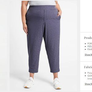 Athleta Brooklyn Ankle Pant Size 22